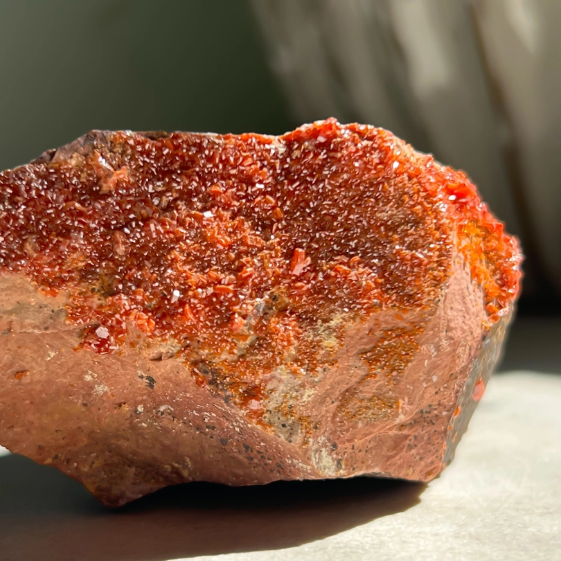 Vanadinite grezza